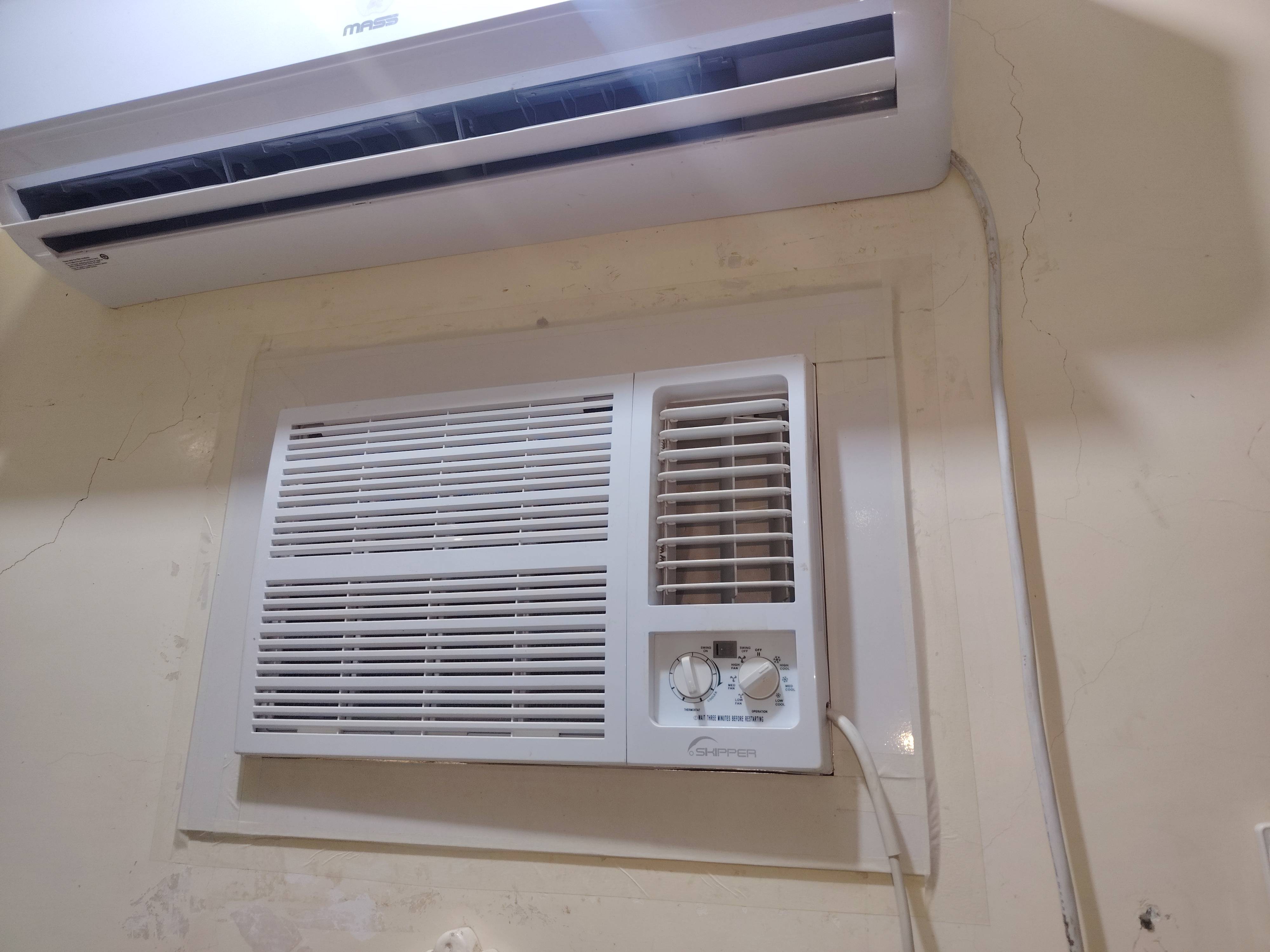 مكيف طن سكايبر كهرباء